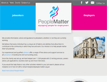 Tablet Screenshot of people-matter.org.uk